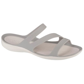 Crocs Swiftwater sandaler W 203998-1FT flip-flops grå