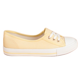Marquiz Bundne sneakers gul