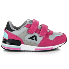 American Club Farverige sneakers med velcro flerfarvet