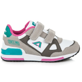 American Club Velcro sportssko flerfarvet