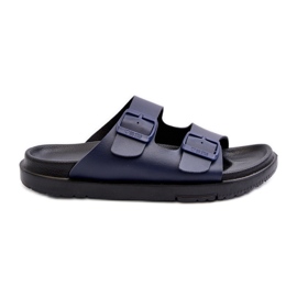 Lette flip-flops til mænd med spænder Big Star NN174593 Marineblå