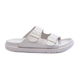 Lette flip-flops til mænd med spænder Big Star NN174594 Hvid