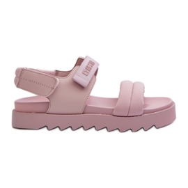 Big Star Platformsandaler til kvinder NN274753 Pink lyserød