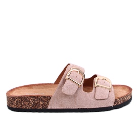 Scholki Byrd Khaki kork hjemmesko beige