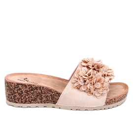 Minass Beige blomsterkilemuldyr