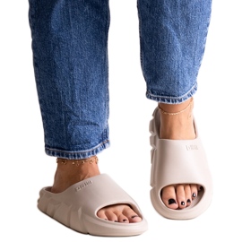 Beige flip-flops Big Star LL274593 801