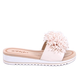 Ragnes Beige blomsterkilemuldyr