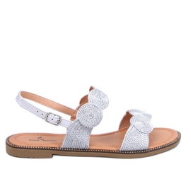 Raulet Sølv damesandaler