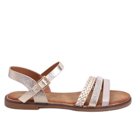 Pasini Gold damesandaler gylden