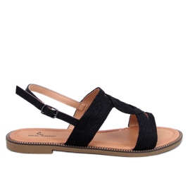 Vernay Black damesandaler sort