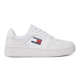 Tommy Hilfiger Retro Basket Ess Sko EN0EN02505 Ybs hvid