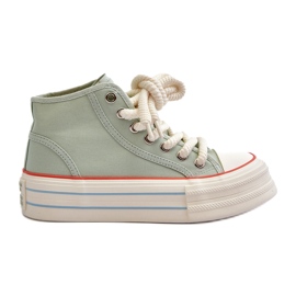 Seastar Sneakers på platform til kvinder Mint Aineri grøn
