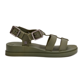 Duftende glatte damesandaler ZAXY NN285005 Grøn