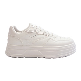News Kvinders sports -sneakers på platformen White hvid