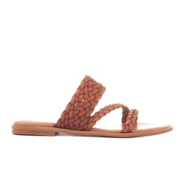 Marco Shoes Roma flip flops brun