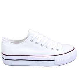 Fargis White klassiske sneakers til kvinder hvid