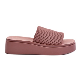 Sergio Leone SK083H Platform flip flops til kvinder, pink lyserød