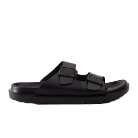 Sorte flip-flops til mænd Big Star NN174597 906