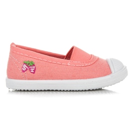 Piger 'elastiske sneakers lyserød