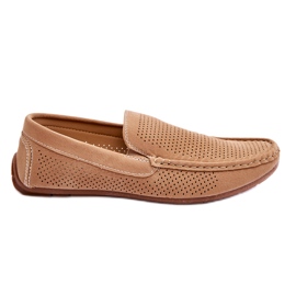 Klassiske suede loafers til mænd Beige Felixo