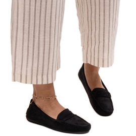 Sorte klassiske Morton loafers