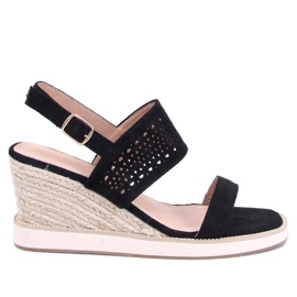 Debeve Black kile espadrillesandaler sort