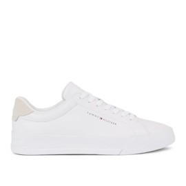 Tommy Hilfiger Court Læder M sko FM0FM04971 Ybs hvid