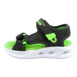 Skechers 401673L/BKLM sandaler sort