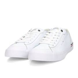 Tommy Hilfiger Corporate Vulc Læder M sko FM0FM04953YBS hvid