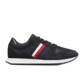 Tommy Hilfiger Lo Runner Mix M sko FM0FM04958BDS sort