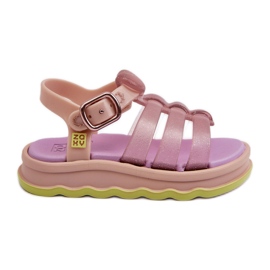 Duftende børnesandaler med velcro ZAXY NN385020 Lilla