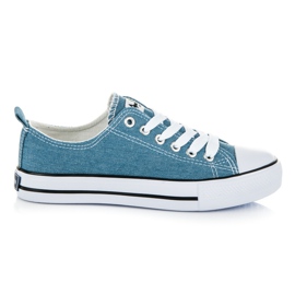 American Club Denim sneakers blå