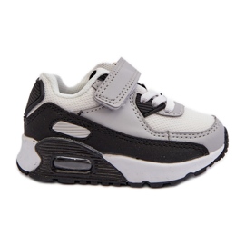 Børne velcro sneakers grå Krissandra