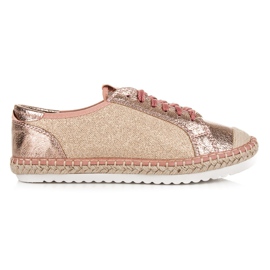 Comer Tekstil Espadriller lyserød