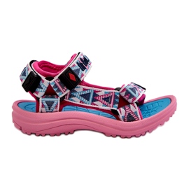 Pigeres velcro Sandaler Lee Cooper LCW-24-34-2600 Pink lyserød