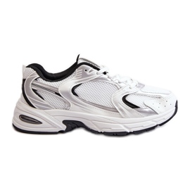 Damesportssko Sneakers Hvid og Sort Leranea