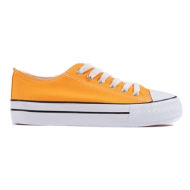 Gule klassiske sneakers til kvinder