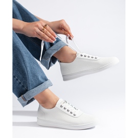 Klassiske hvide sneakers til kvinder
