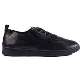 Klassiske sorte sneakers til kvinder