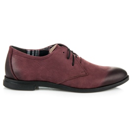 Vinceza Bundet brogues rød