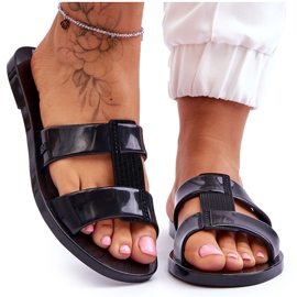 Kvinders veganske flip -flops zaxy jj285263 sort