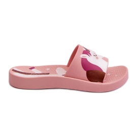 Pige-flip-flops med en enhjørning 83474 Ipanema Urban V Slide Kids Pink lyserød