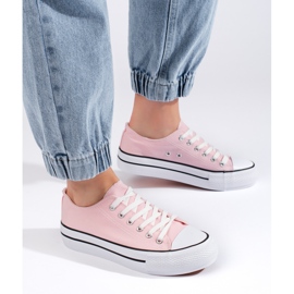 Pink sneakers til kvinder lyserød