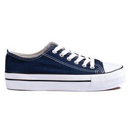Marineblå sneakers til kvinder