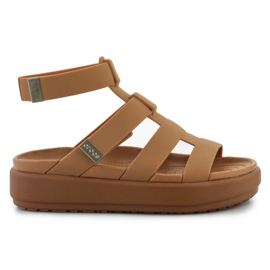 Crocs Brooklyn luxe Gladiator sandaler 209557-2U3 brun
