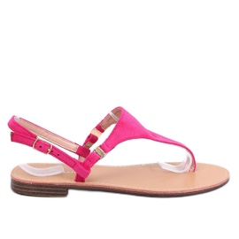 Lapey Fuchsia flip-flops lyserød
