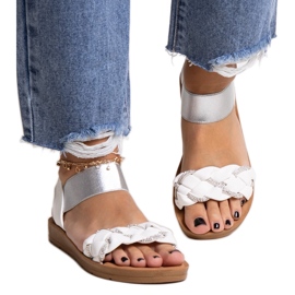Hvide Aldona sandaler