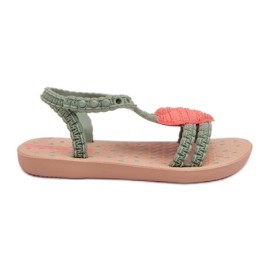 Børnesandaler med hjerte 81997 Ipanema My First Baby Green grøn