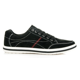 Mazaro Læder sneakers sort
