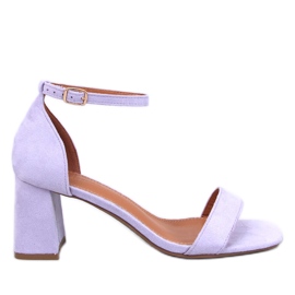 Gaseti Lila højhælede sandaler violet
